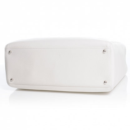 Chanel Deerskin Cerf ExecutiveTote White 4 of 9