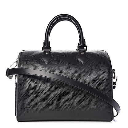 Louis Vuitton Epi Speedy Bandouliere 25 Black 1 of 10