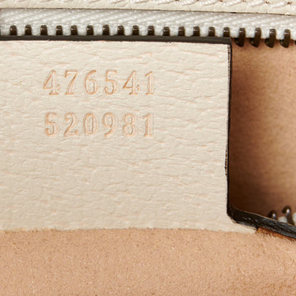 Gucci GG Supreme Monogram Small Queen Margaret Top Handle Bag White 7 of 12