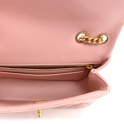 Chanel Lambskin Quilted Mini Rectangular Sweet Camellia Flap Light Pink 5 of 10