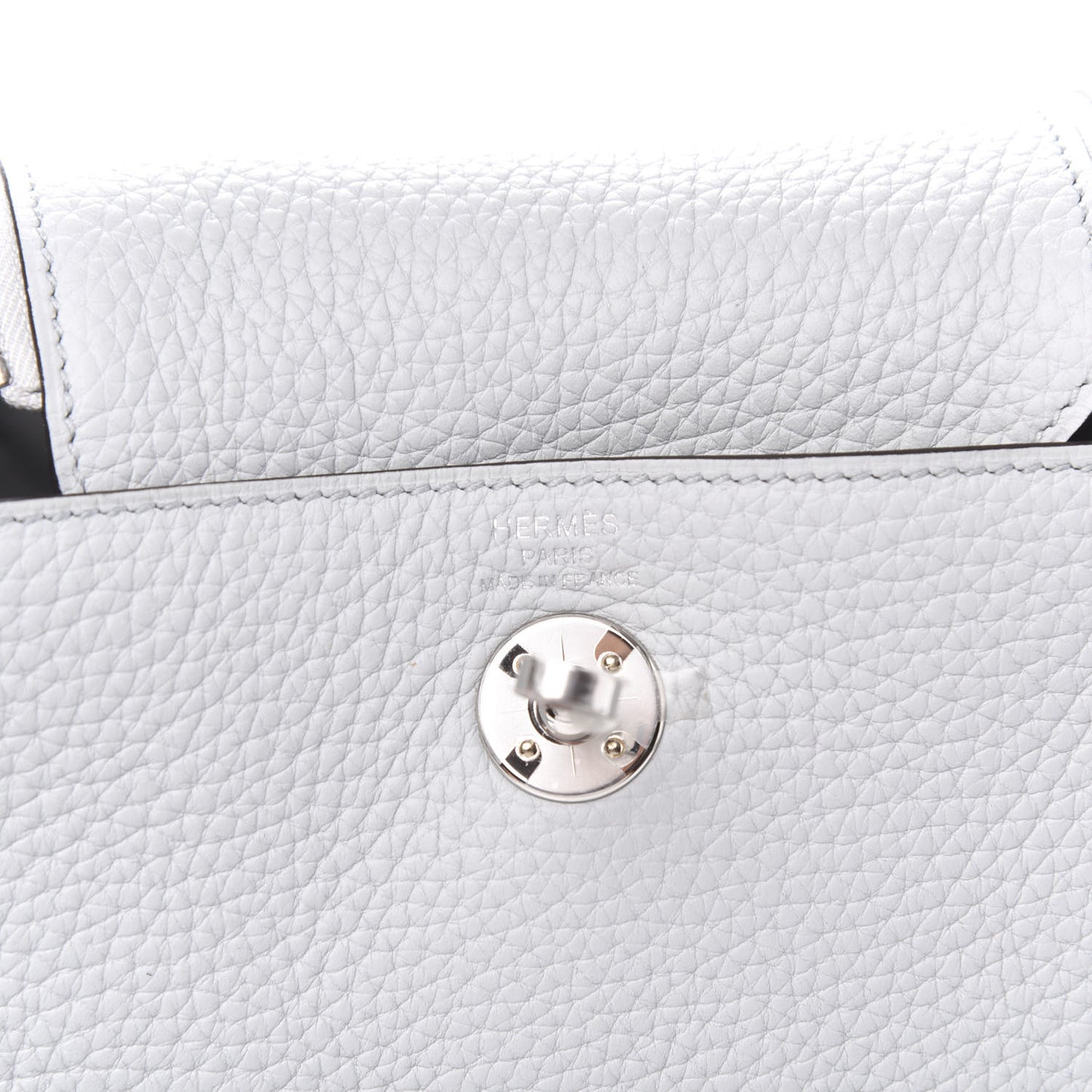 Taurillon Clemence Mini Lindy 20 Bleu Pale