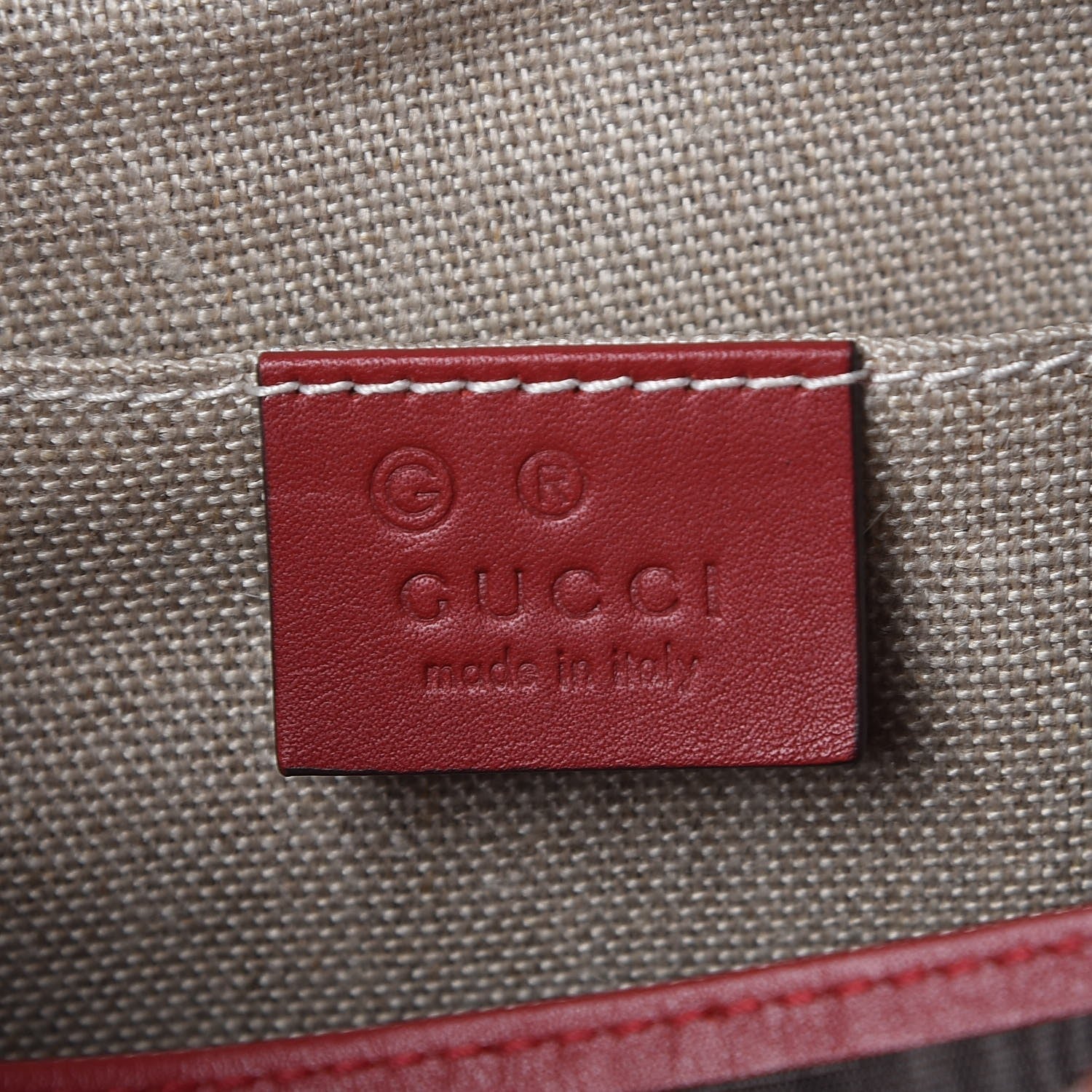Gucci Microguccissima Mini Bree Messenger Bag Red 6 of 7