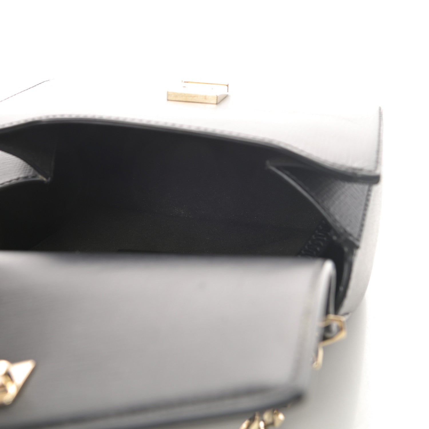 Givenchy Textured Calfskin Mini Pandora Box Chain Crossbody Bag Black 5 of 11