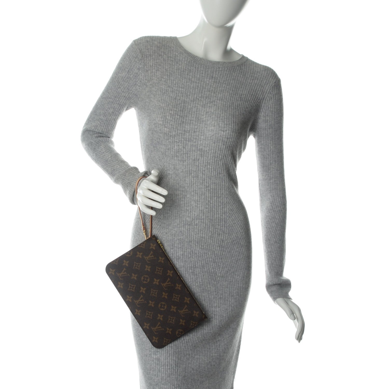 Louis Vuitton Monogram Neverfull MM GM Pochette 2 of 7