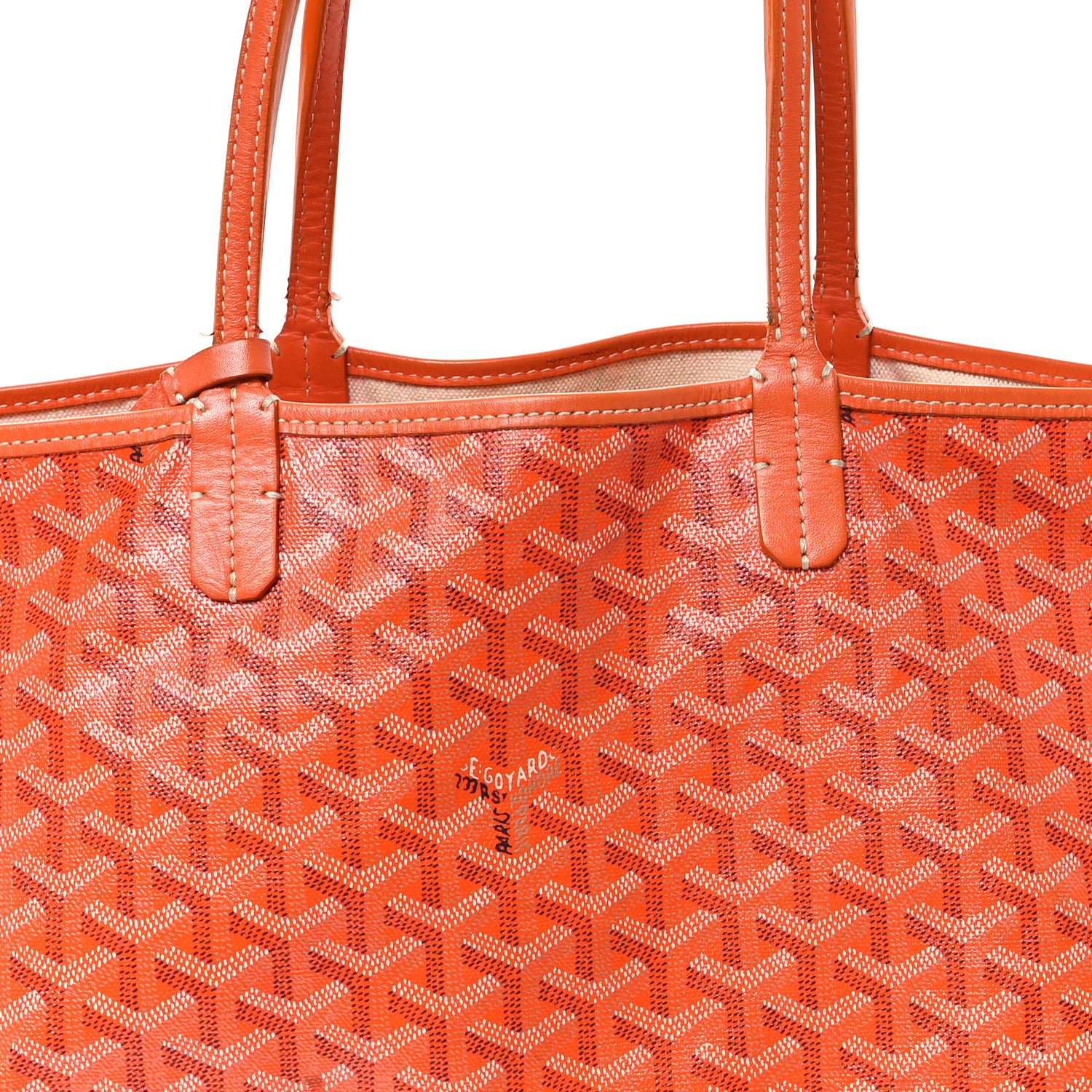 Goyard Goyardine Saint Louis PM Orange 9 of 15