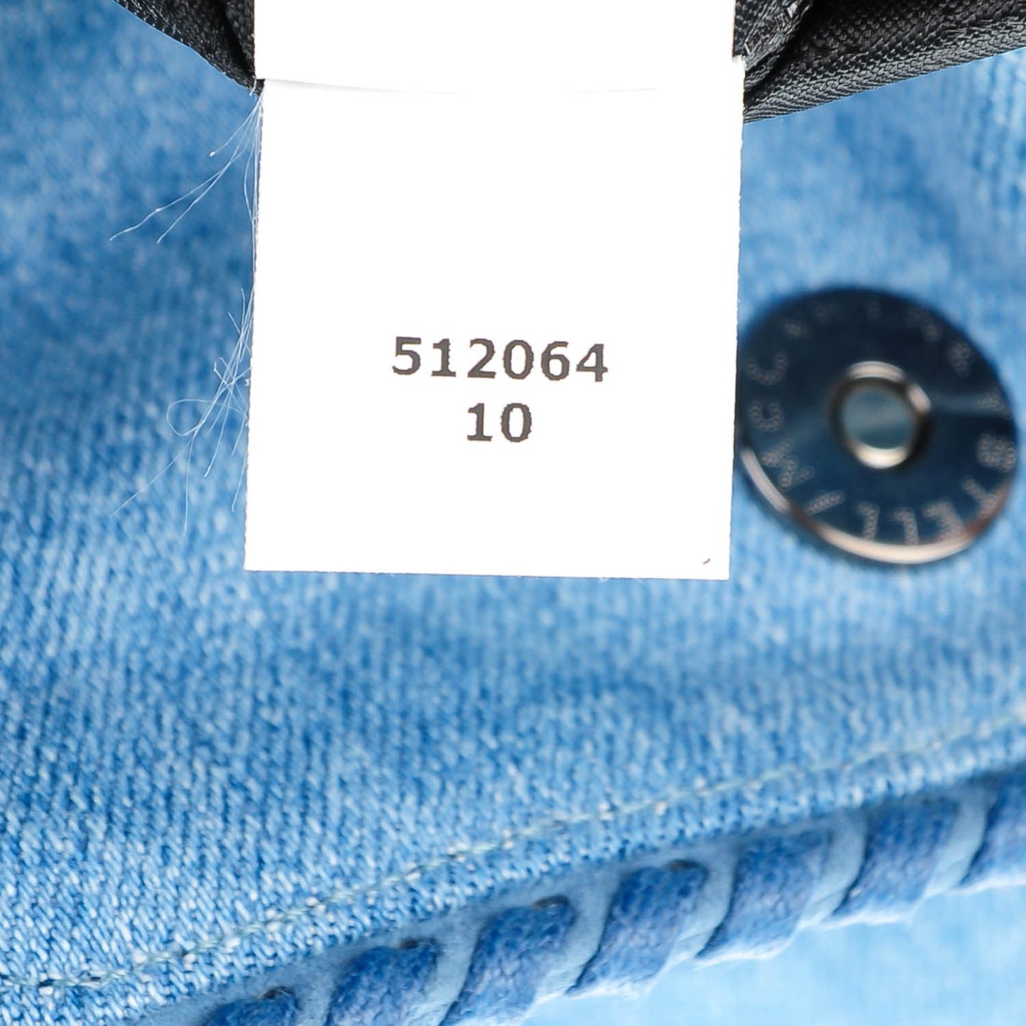 Denim Mini Star Falabella Tote Blue