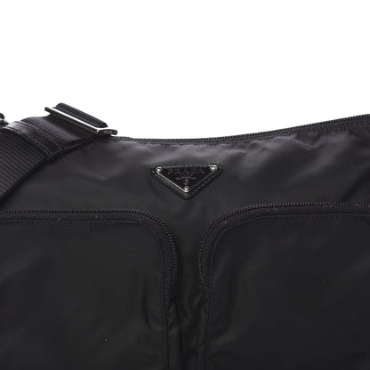 Prada Tessuto Nylon Messenger Bag Black 7 of 10
