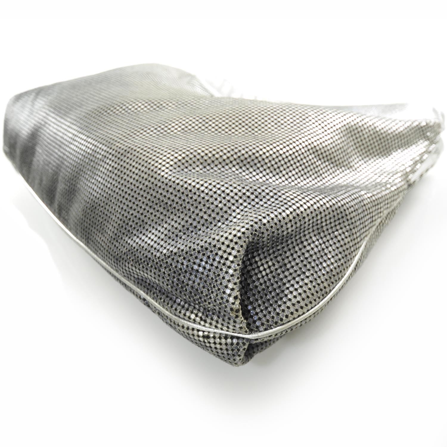 Chanel Metallic Perforated Lambskin Hollywood Hobo Silver 5 of 12