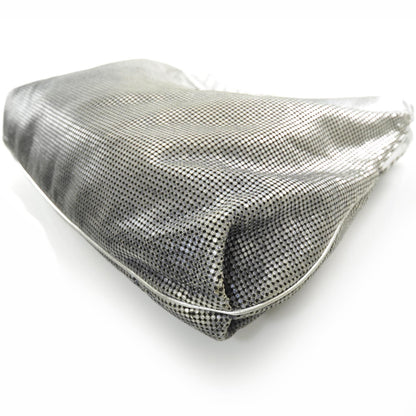 Chanel Metallic Perforated Lambskin Hollywood Hobo Silver 5 of 12