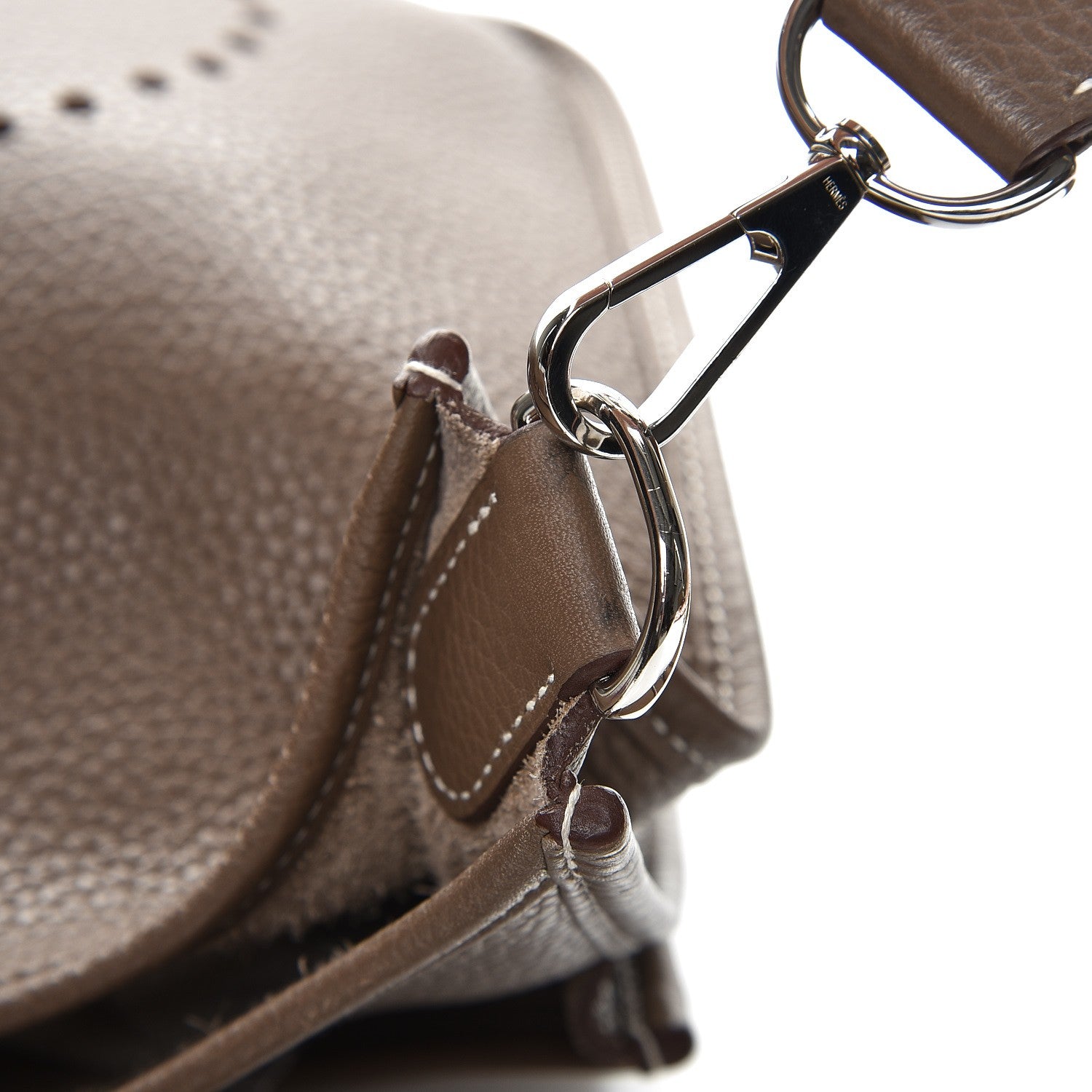 Hermes Taurillon Clemence Evelyne III PM Etoupe 10 of 10