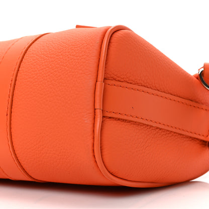 Louis Vuitton Grained Calfskin Aerogram Keepall XS Orange 8 of 8