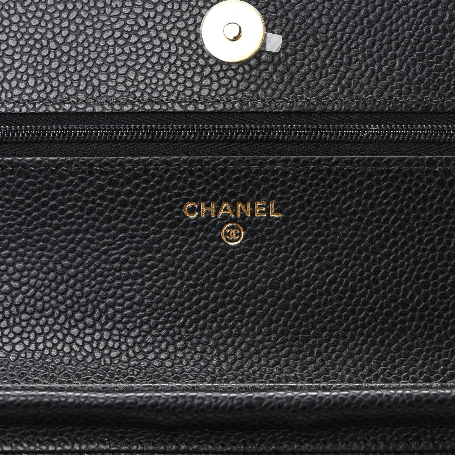 Chanel Caviar Quilted Wallet on Chain WOC Black 5 of 10