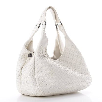 Bottega Veneta Nappa Intrecciato Medium Campana Hobo White 3 of 9