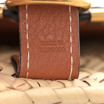 Chloe Raffia Calfskin Marcie Basket Tan 7 of 10