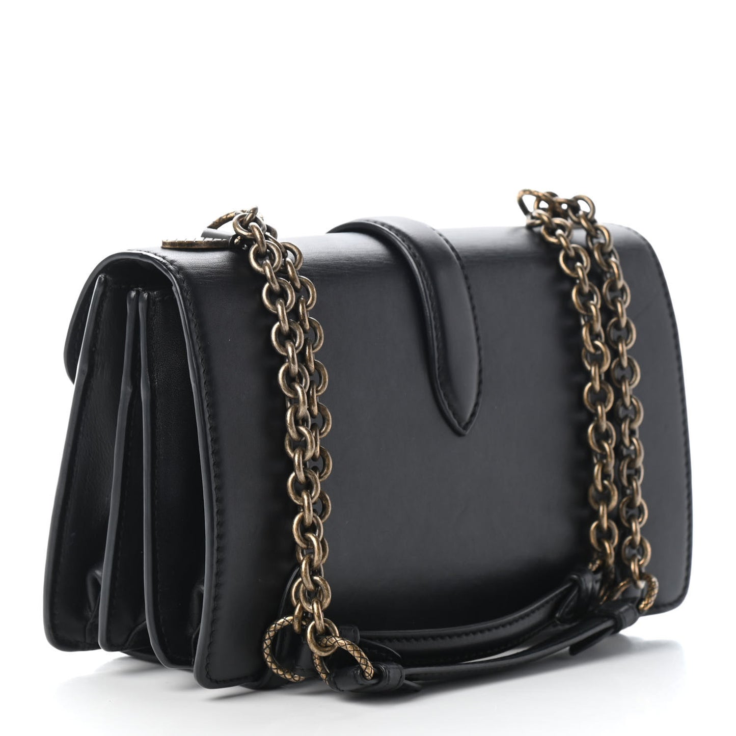 French Calf City Knot Bag Moss