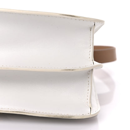 Burberry Smooth Calfskin Monogram Medium TB Bag Chalk White Camel 17 of 17