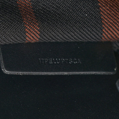 Burberry Wool Tartan Two Handle Title Bag Dark Green 7 of 11