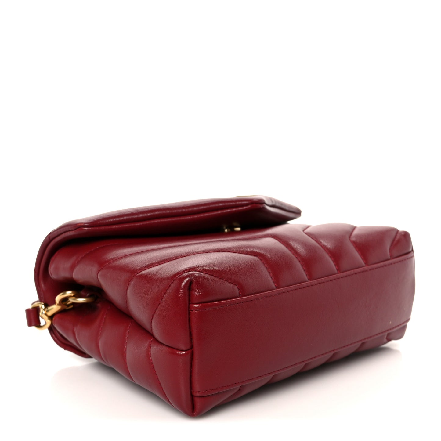 Calfskin Y Quilted Monogram Toy Loulou Monogram Crossbody Bag Rouge Legion