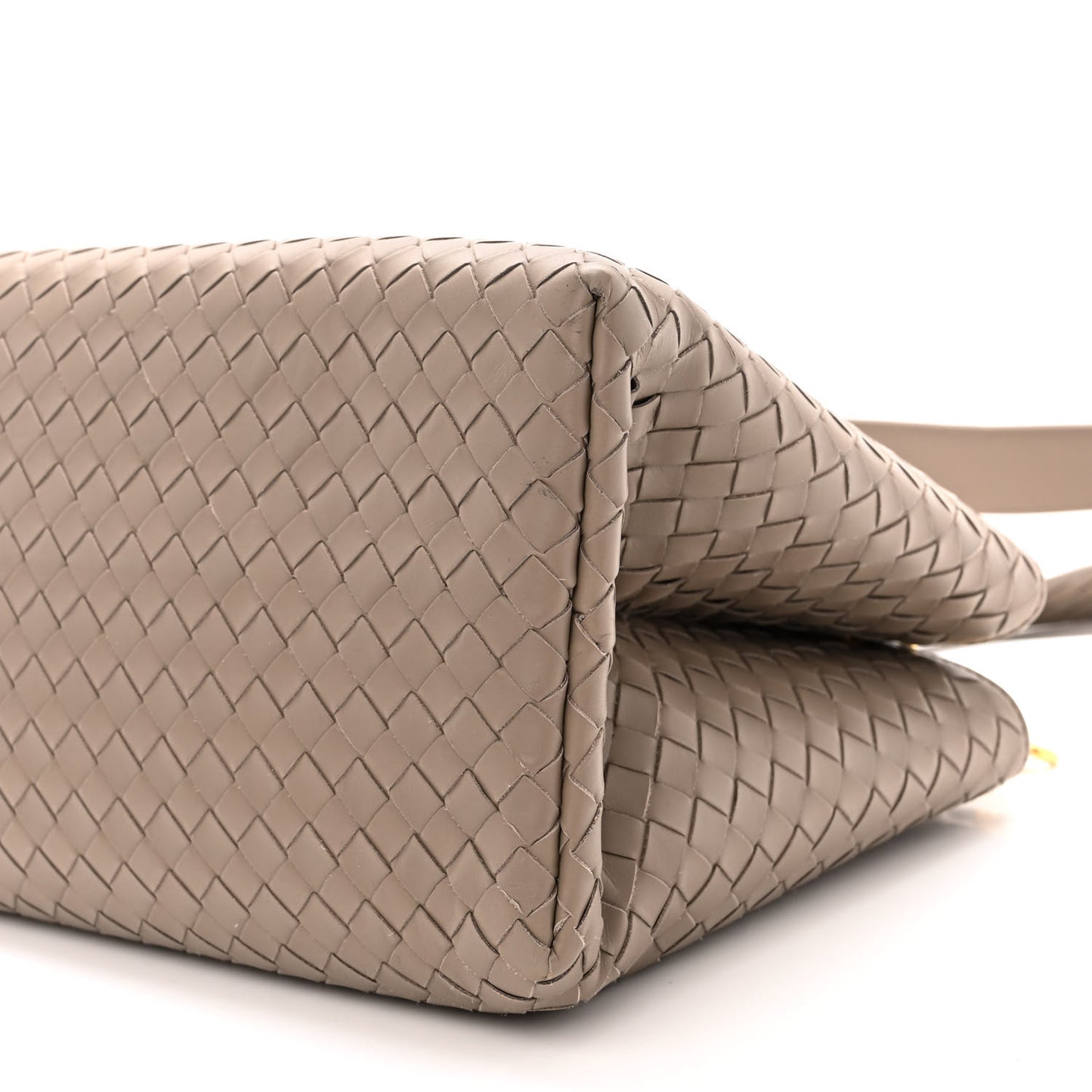 Light Calf Intrecciato Small Roma Beige