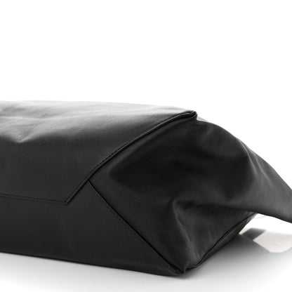 Celine Lambskin Horizontal Cabas Black 9 of 10