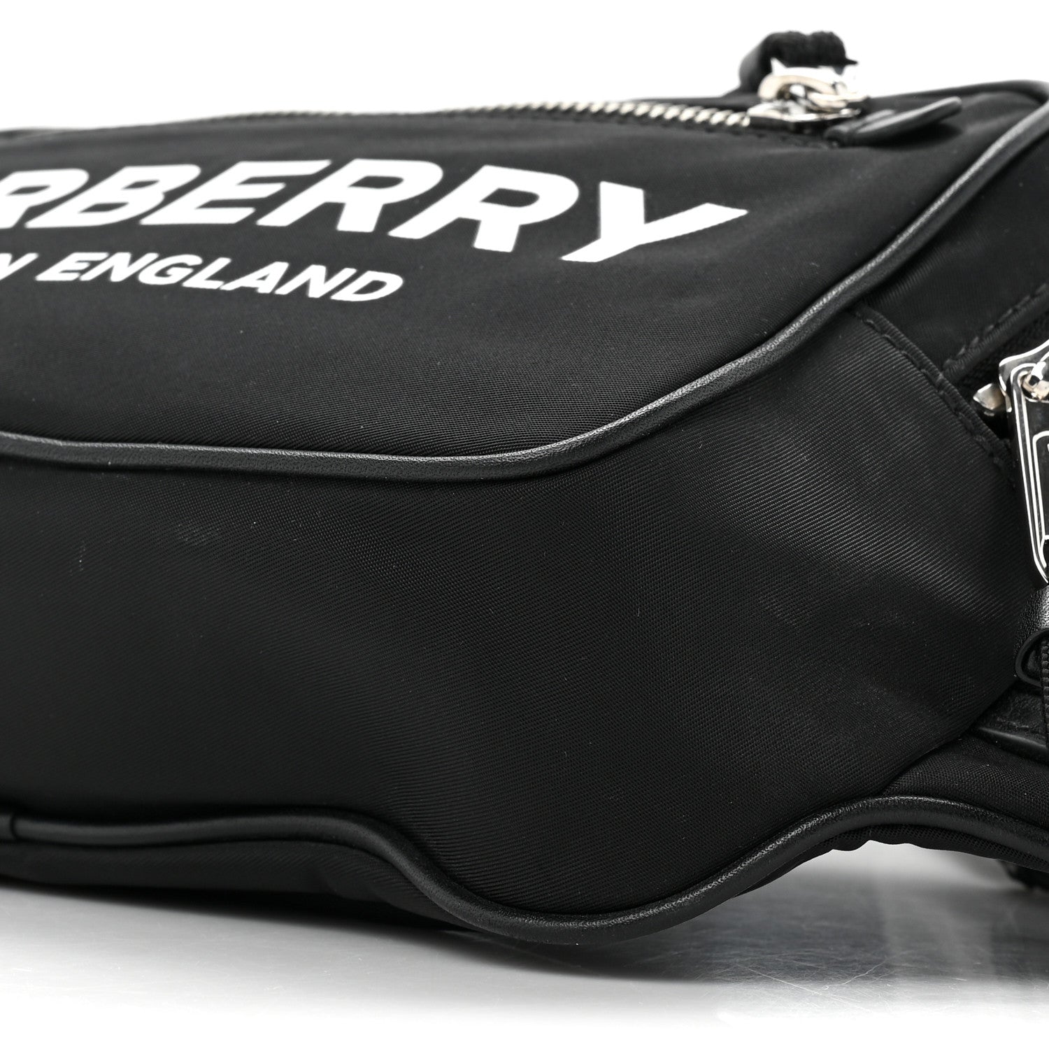Burberry Econyl Logo Print Large Cannon Bum Bag Black 8 of 11