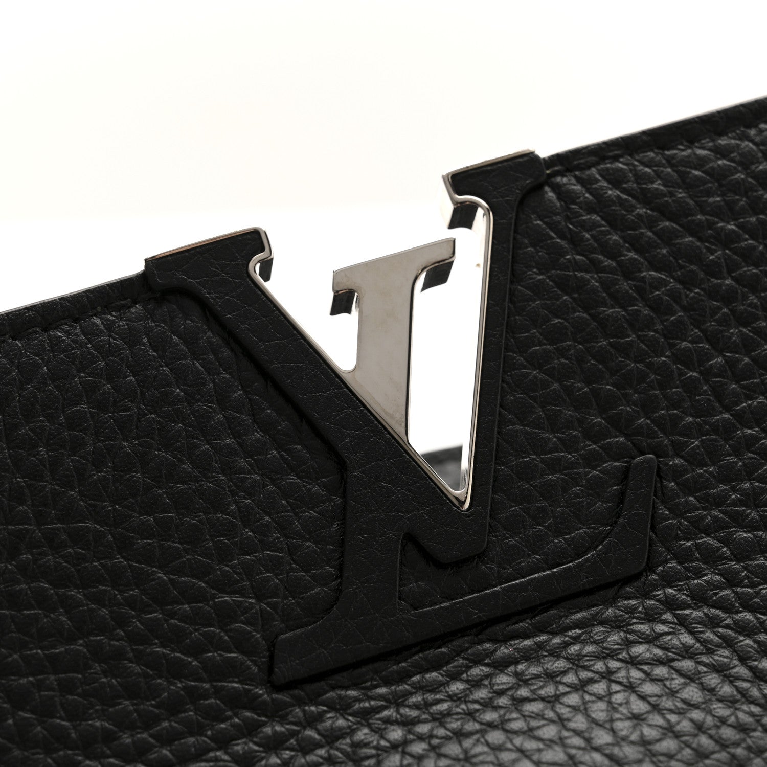 Louis Vuitton Taurillon Snakeskin Capucines PM Black 10 of 11