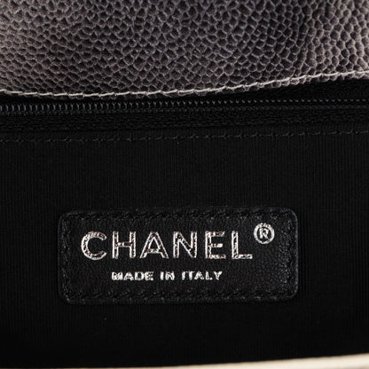 Chanel Caviar Quilted Large Ombre Single Flap Grey 7 of 7