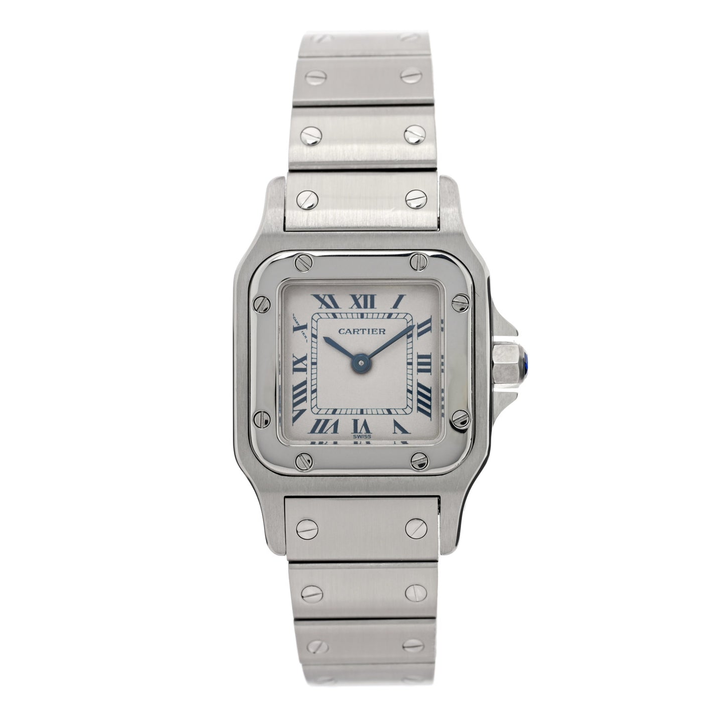 Stainless Steel 24mm Santos de Cartier Galbee Quartz Watch