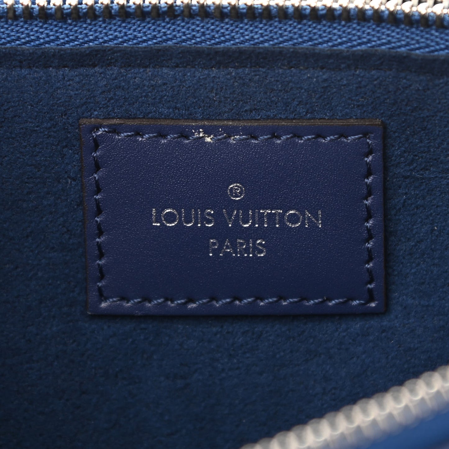 Monogram Giant Escale Double Zip Pochette Blue