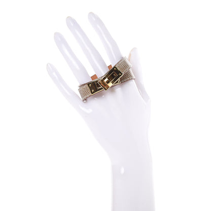 Hermes Lizard Kelly Double Tour Bracelet XS Ficelle 2 of 6