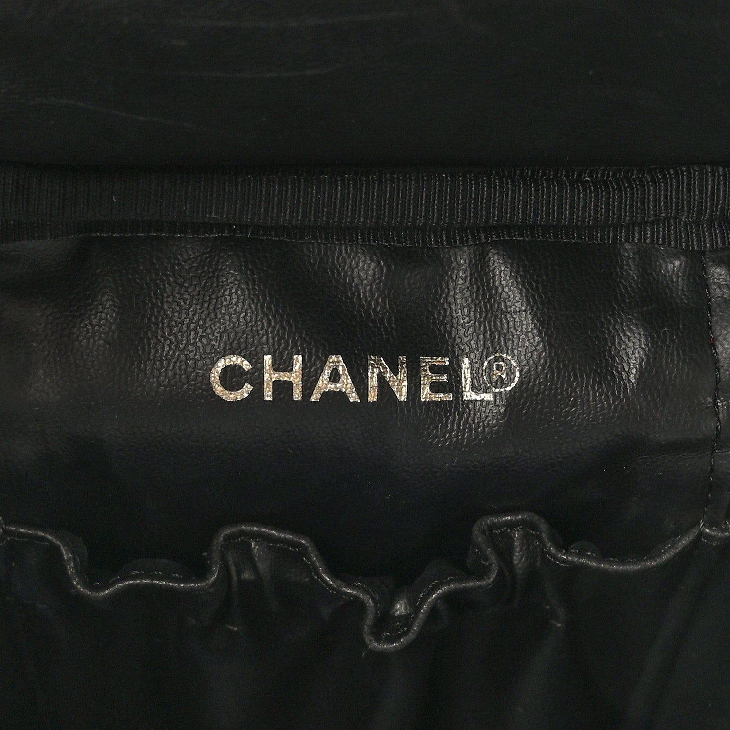 Chanel Caviar Vanity Cosmetic Case Burgundy 6 of 12