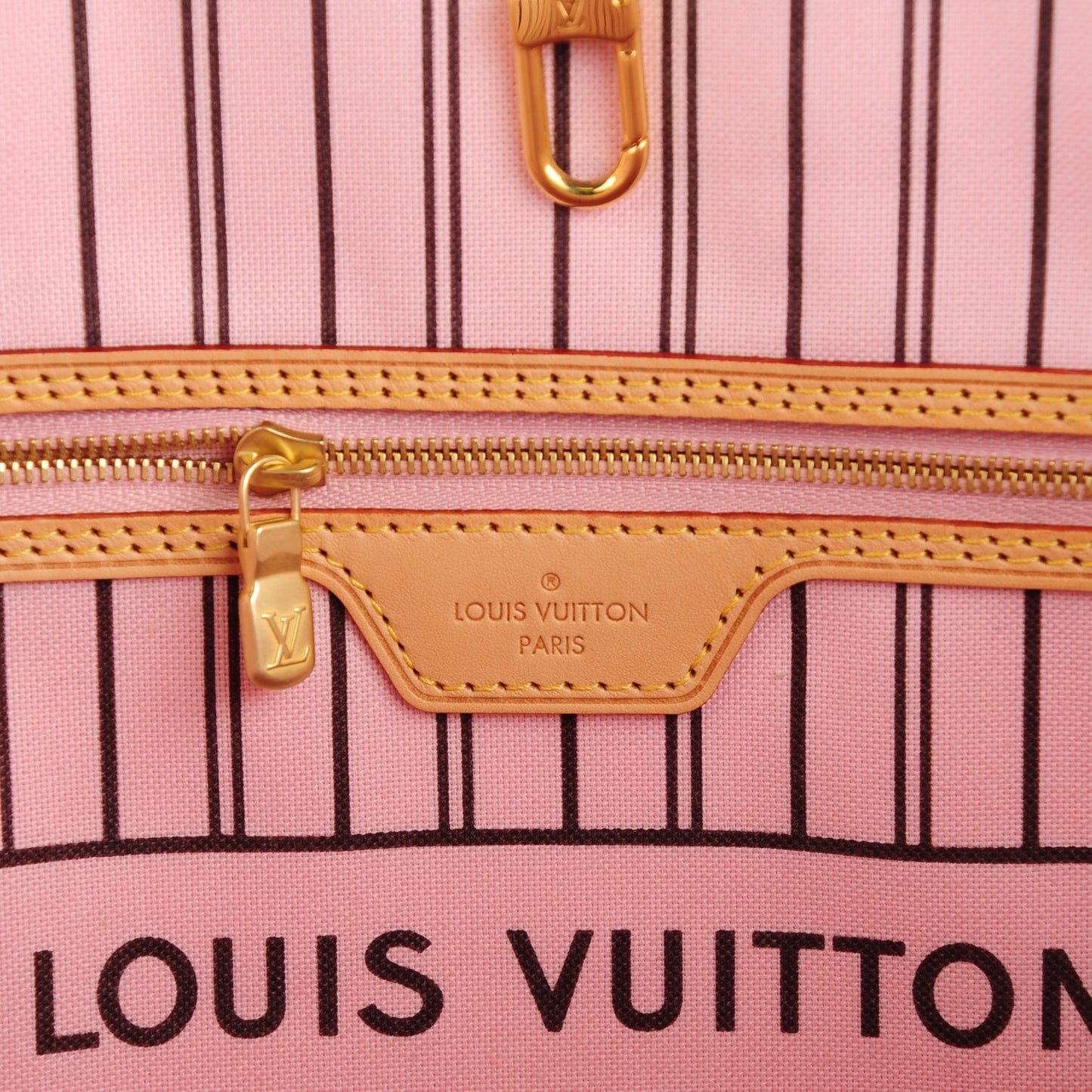 Monogram Neverfull MM Rose Ballerine