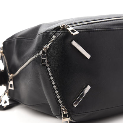 Loewe Calfskin Zipper Puzzle Bag Black 6 of 9