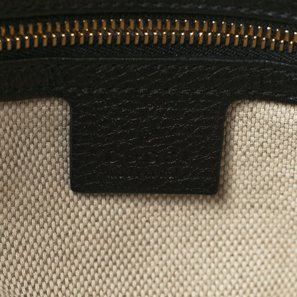 Gucci Pebbled Calfskin Medium Soho Chain Shoulder Bag Black 6 of 6