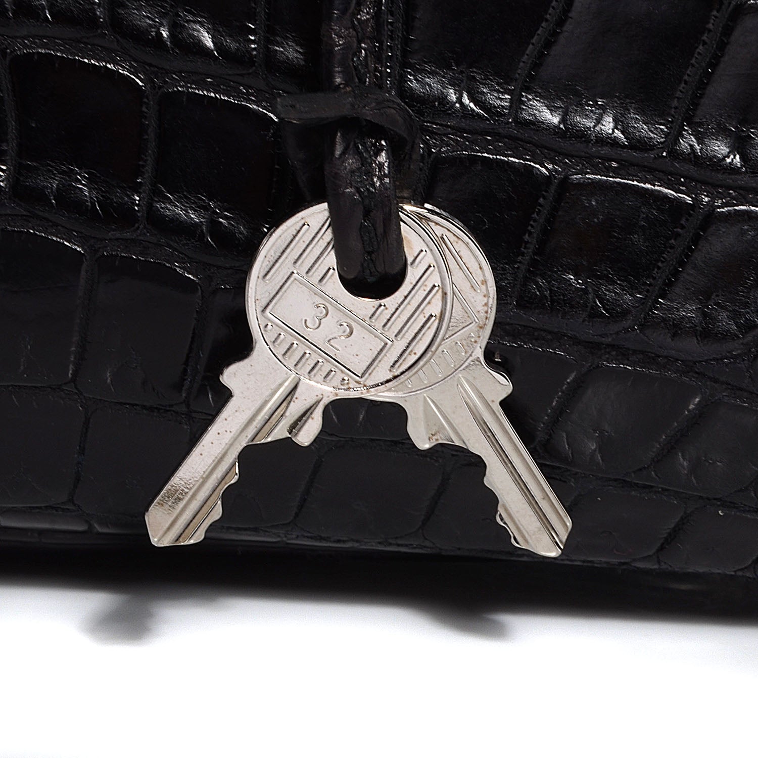Hermes Matte Porosus Crocodile Birkin 35 Black 17 of 30