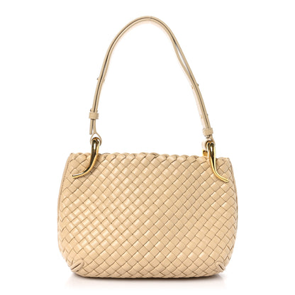 Bottega Veneta Nappa Intrecciato Small Clicker Shoulder Bag Porridge 1 of 10