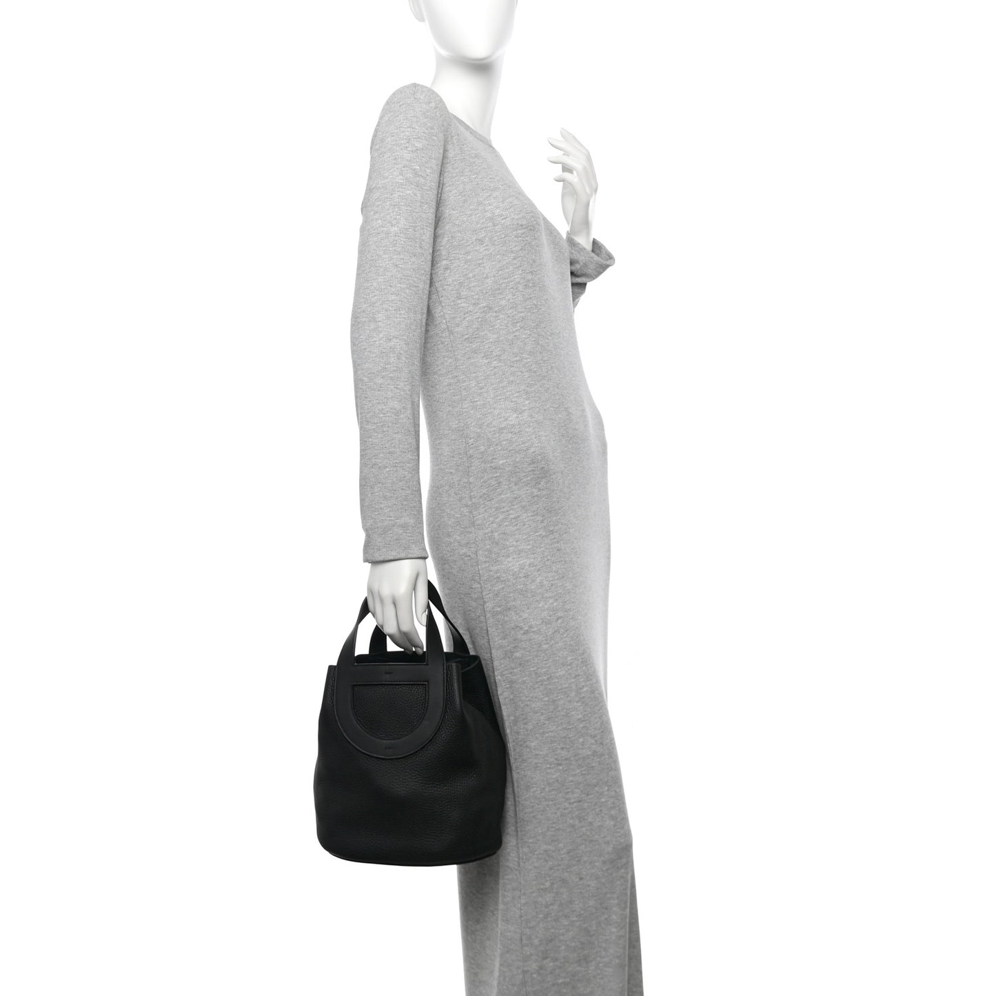 Taurillon Clemence Swift In-The-Loop 23 Bag Black
