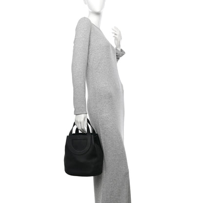 Hermes Taurillon Clemence Swift In-The-Loop 23 Bag Black 2 of 10