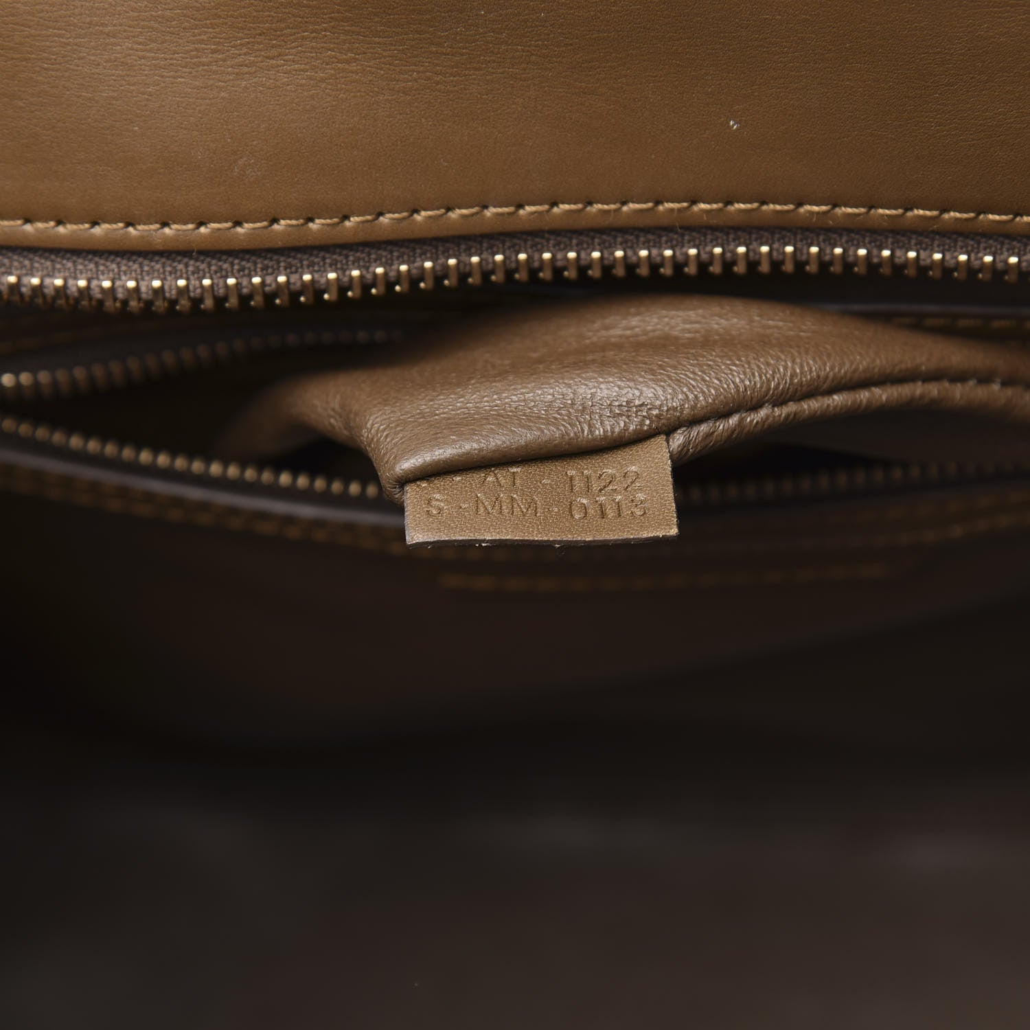 Celine Natural Canvas Smooth Calfskin Mini Luggage Brown 7 of 20