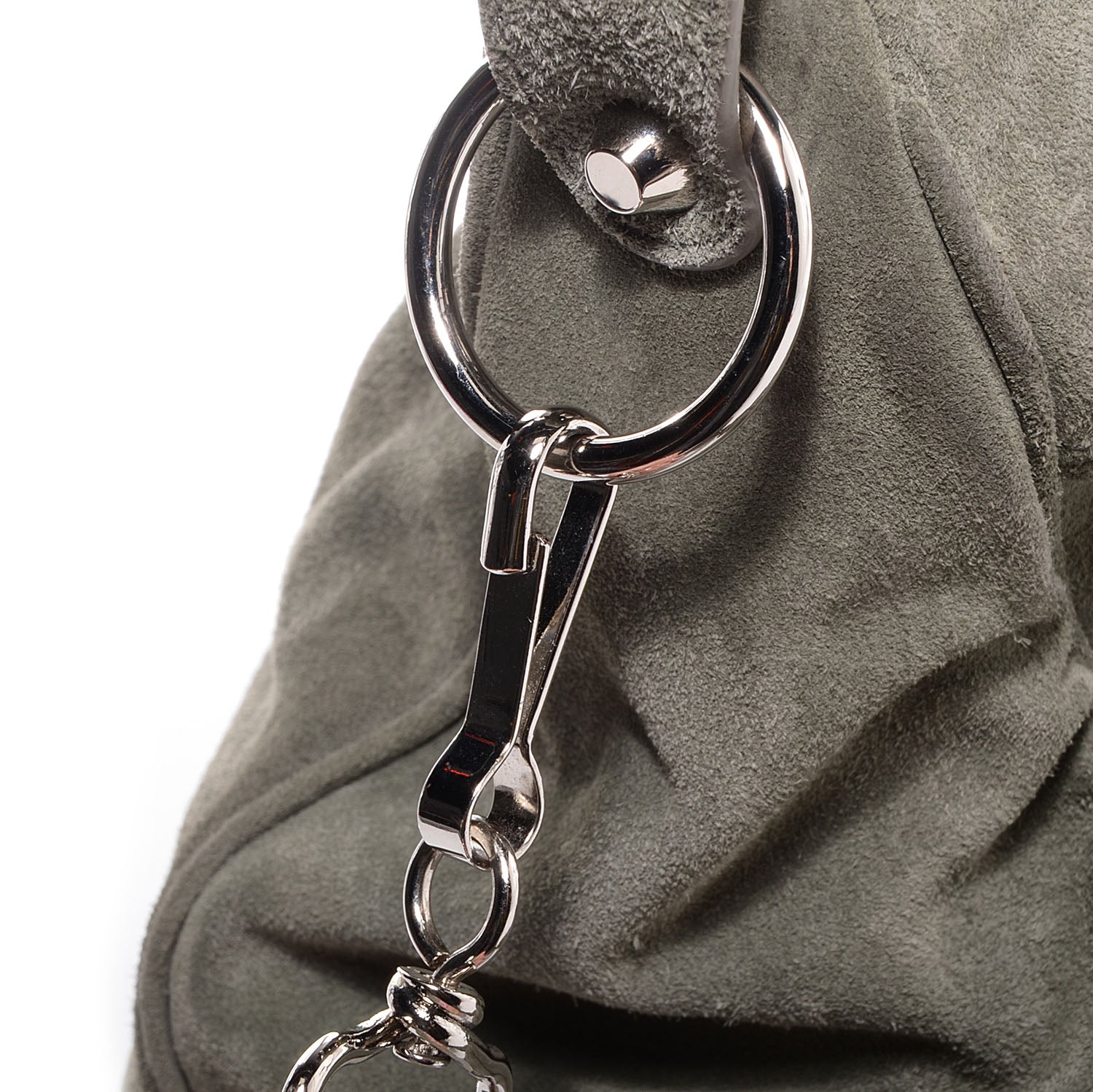 Balenciaga Baby Daim Suede Velo Gris Vison 5 of 13