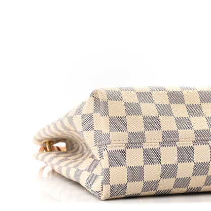 Louis Vuitton Damier Azur Graceful PM Rose Ballerine 9 of 10