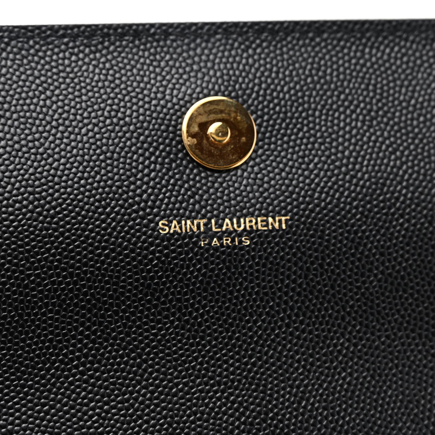 Saint Laurent Grain De Poudre Classic Monogram Kate Clutch Black 6 of 7