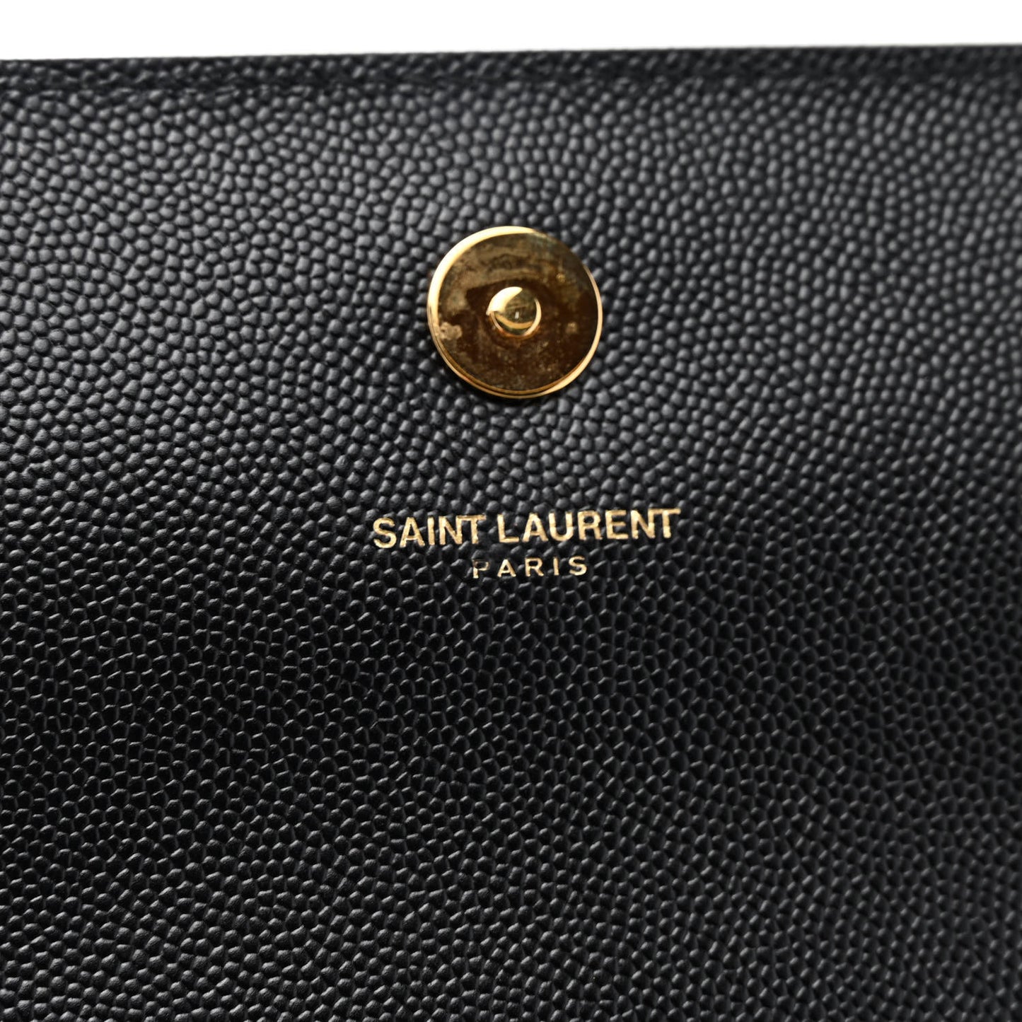 Grain De Poudre Classic Monogram Kate Clutch Black