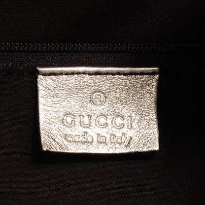 Gucci Monogram D Gold Large Shoulder Bag Metallic Gold 6 of 7