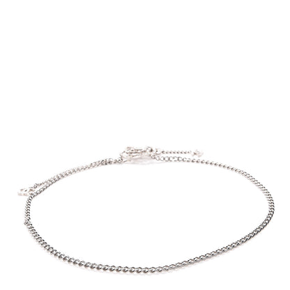 Chanel Crystal CC Camellia Chain Belt Silver 3 of 4