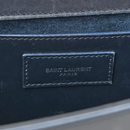 Saint Laurent Smooth Calfskin Medium Classic Monogram Kate Tassel Satchel Marine 6 of 10