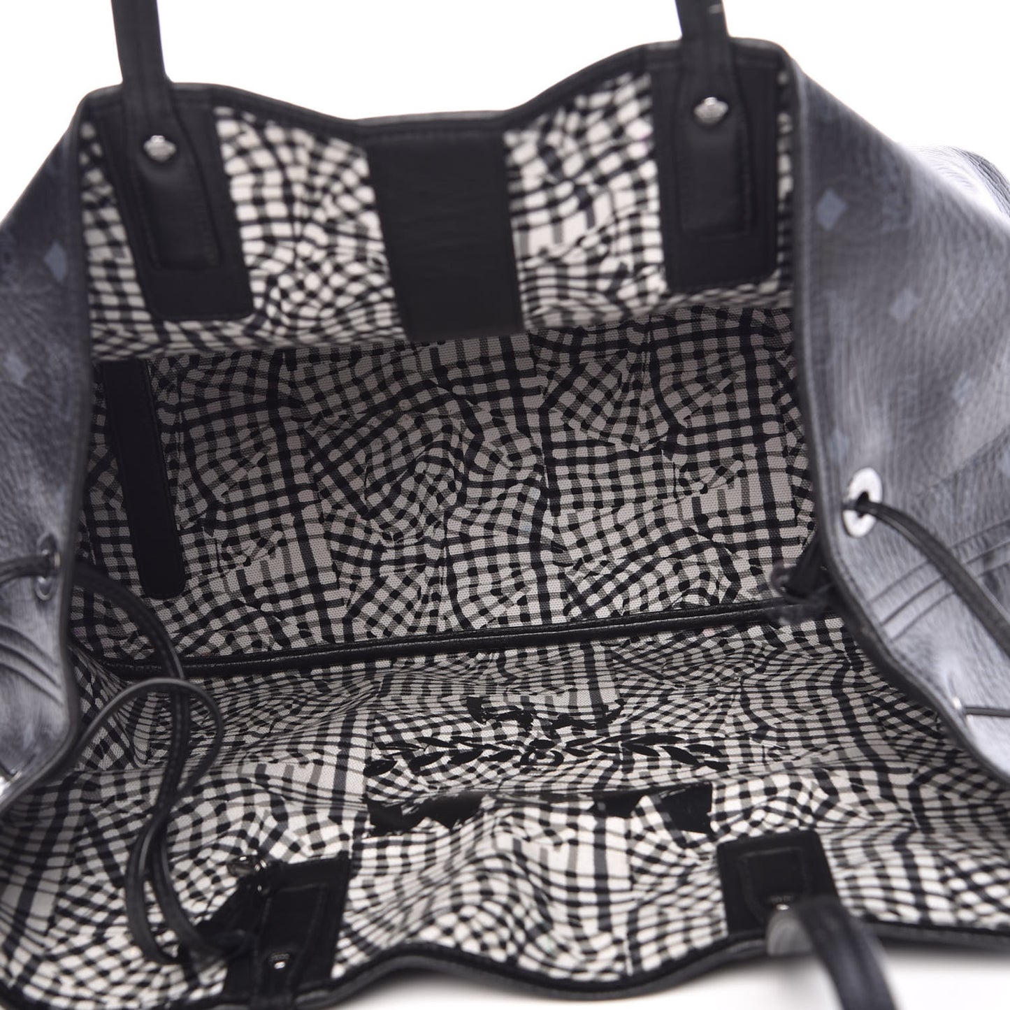 Visetos Large Liz Reversible Shopper Tote Black