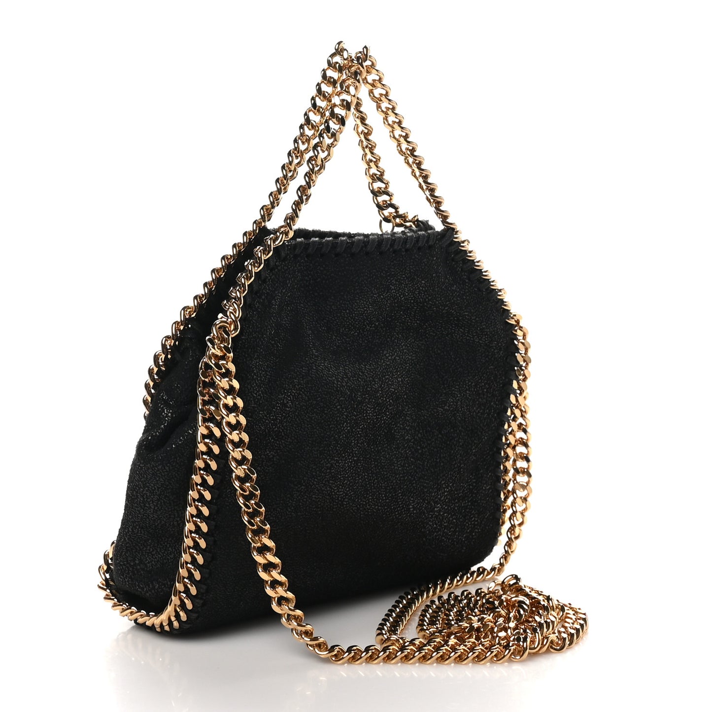 Shaggy Deer Tiny Falabella Tote Black