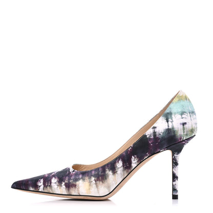 Jimmy Choo Fabric Tie Dye Love Pumps 37.5 Multicolor 1 of 12