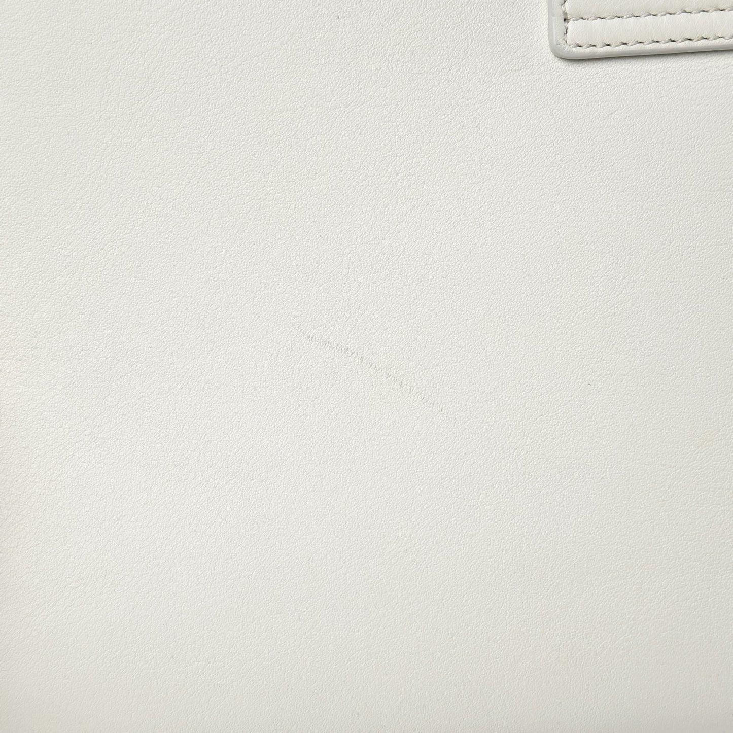 Calfskin Classic Y Clutch White